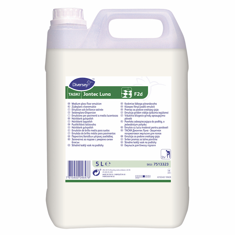 Diversey Taski Jontec Luna, 5L для захисту більшості типів гладких, водостійких твердих підлог.